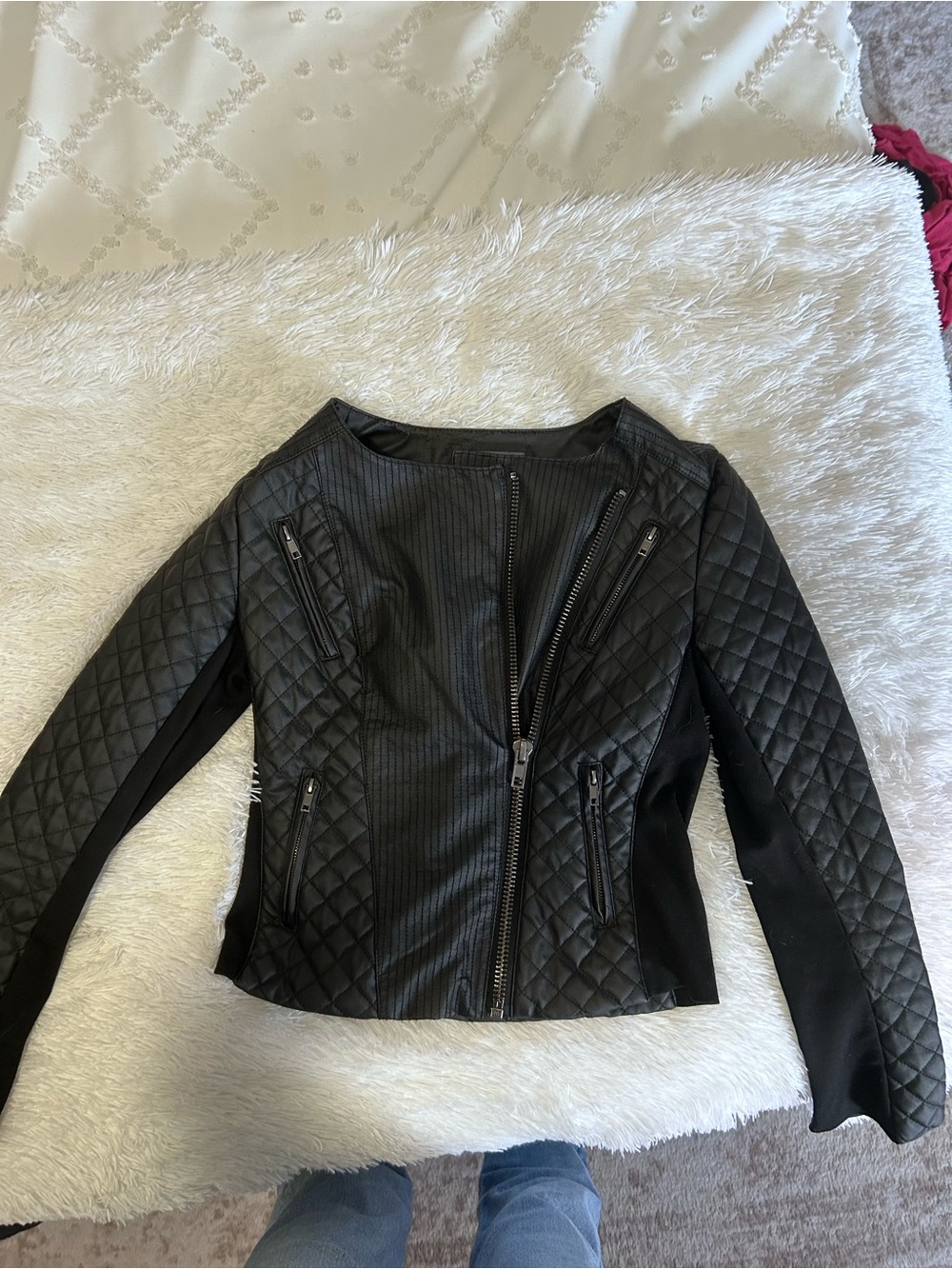 Catherine Malandrino leather jacket